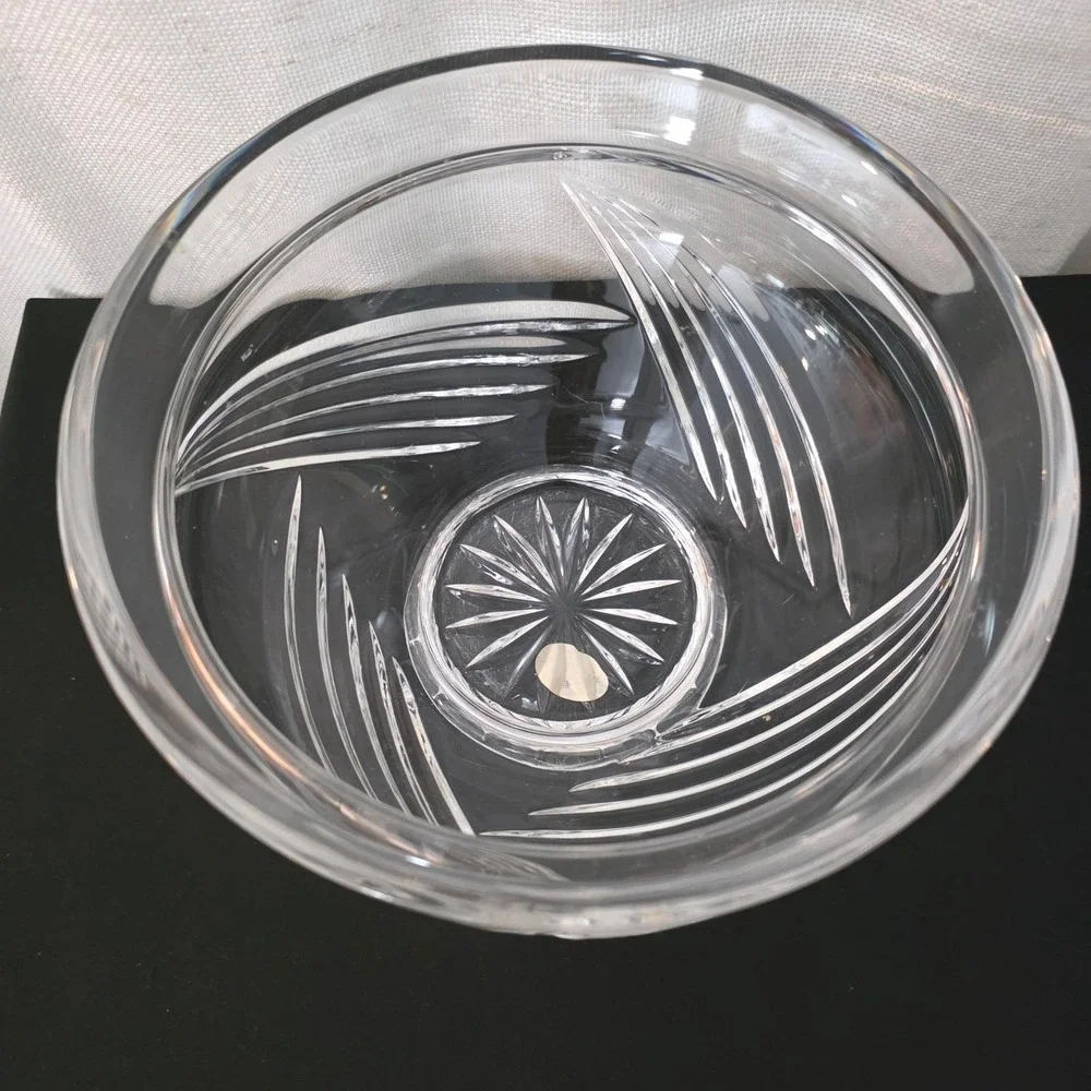 Montreux Cut Crystal Footed‎ Bowl, Floral Centerpiece, Fruit Dish, Pedestal Base